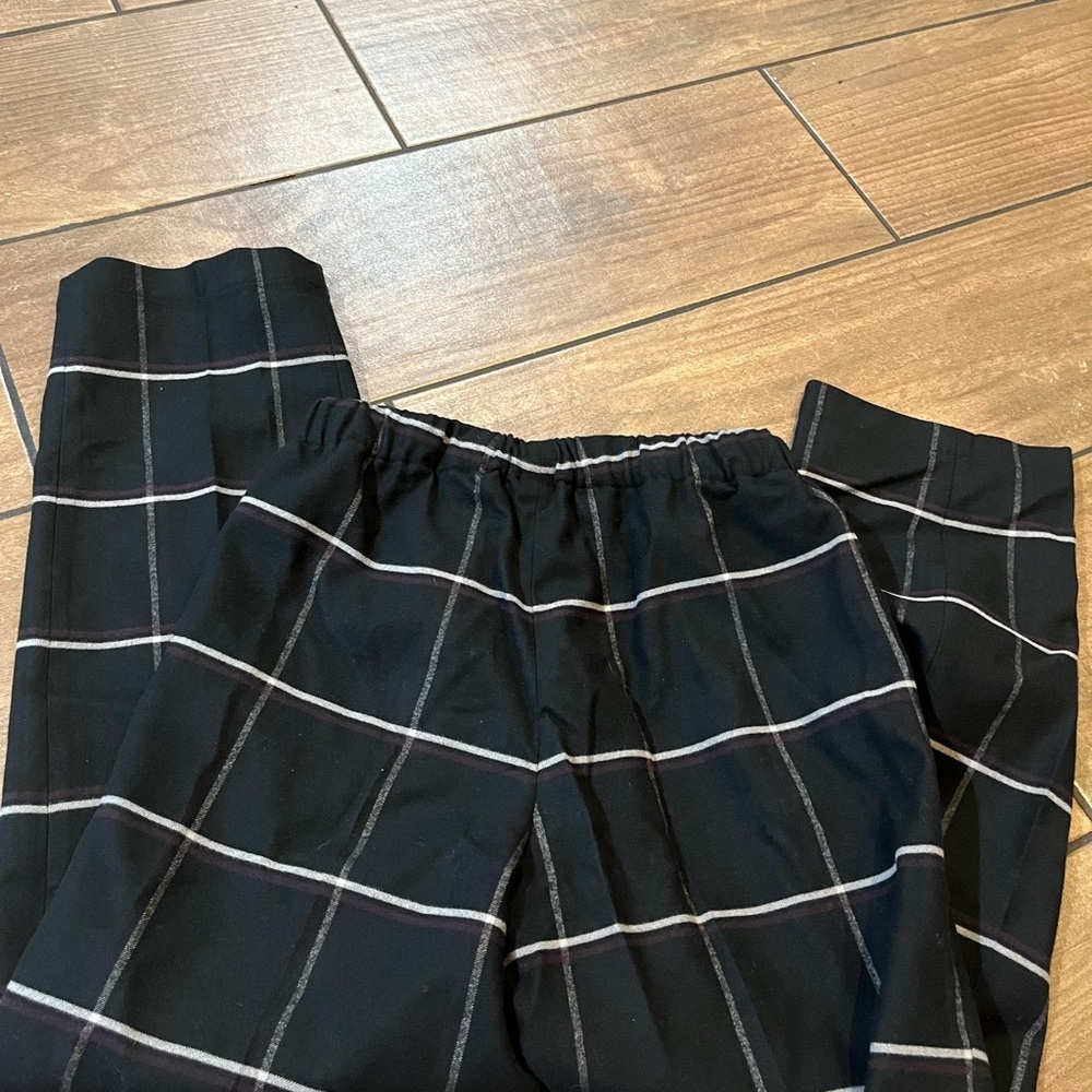 Aritzia The Group Babaton Jimmy Plaid Pull on Pants Size XXS - Picture 5 of 5